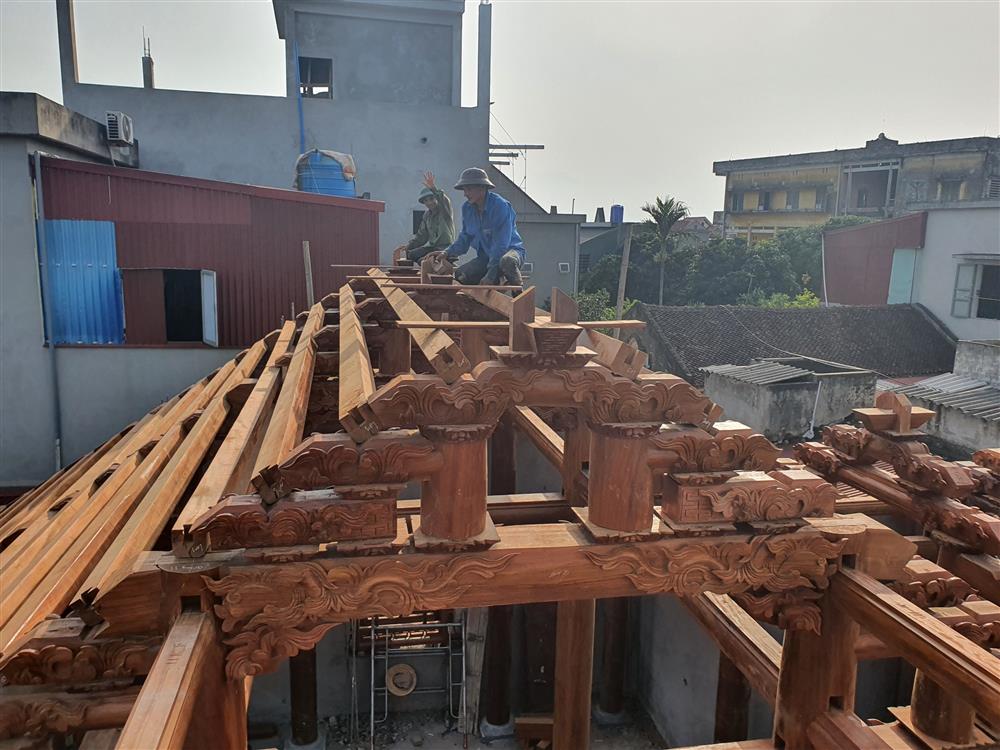 Dựng nhà 3 gian tiền đường, 1 gian hậu cung bác Long ở thôn An Khoái xã Tứ Cường huyện Thanh Miện tỉnh Hải Dương (1).jpg