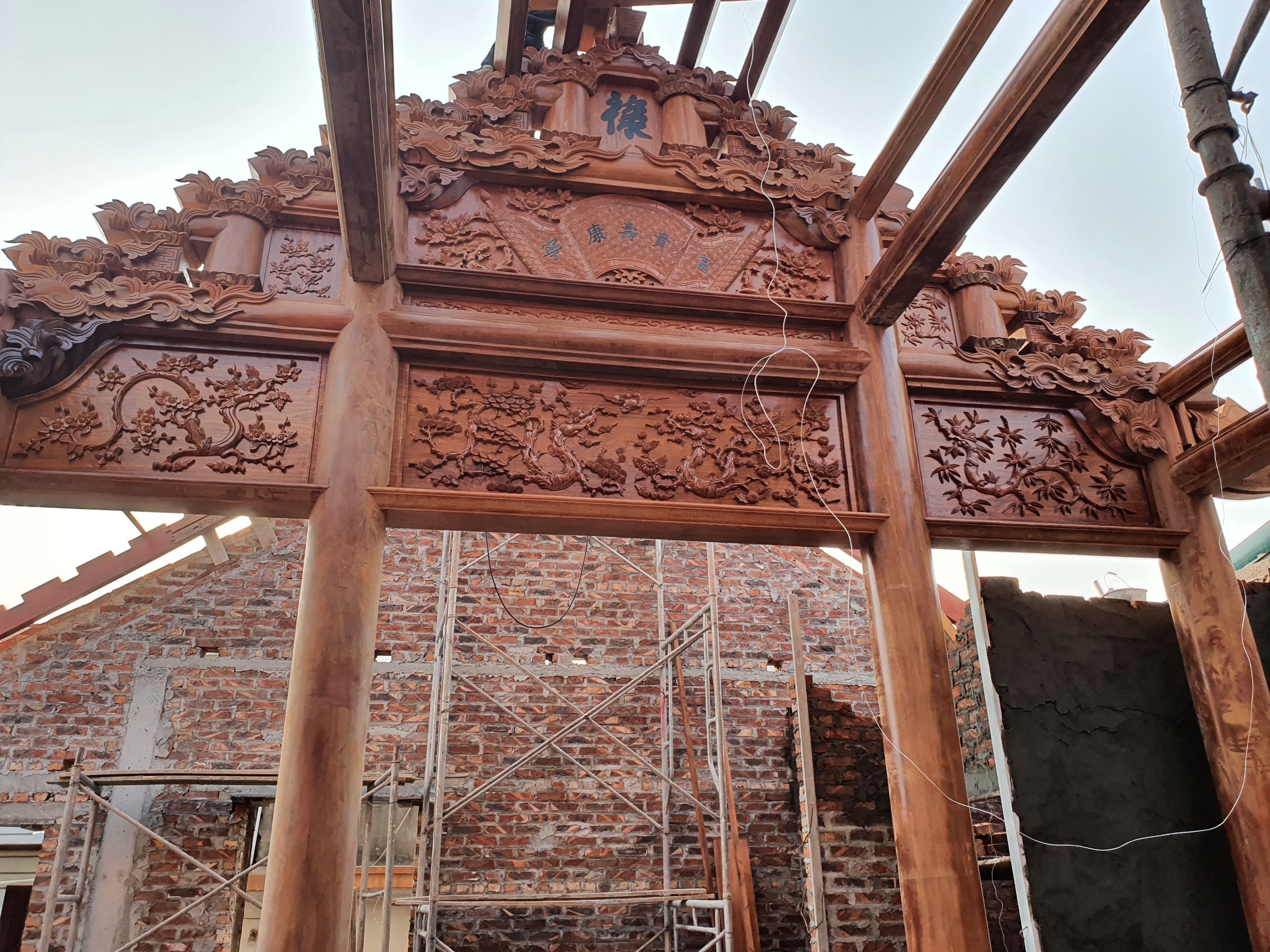 Dựng nhà 5 gian chú Vĩnh thôn Văn Thai xã Cẩm Văn huyện Cẩm Giàng tỉnh Hải Dương.jpg